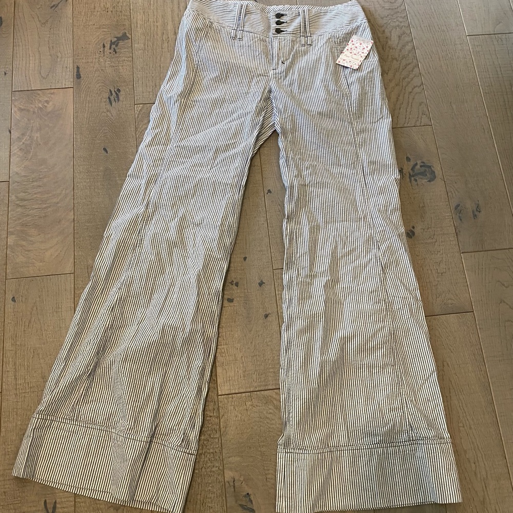 Free people seer sucker pants NWT!